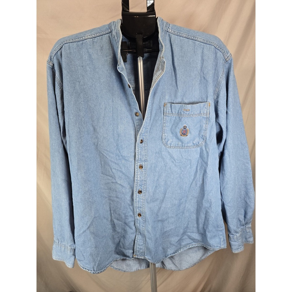 Vintage Mens Bugel Boy Jean Jacket L Large 100% Cotton 90s